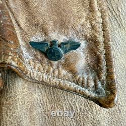 Original WWII US Army Air Corps A-2 Flight Jacket Patched Southeast Command