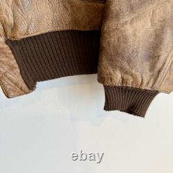 Original WWII US Army Air Corps A-2 Flight Jacket Patched Southeast Command