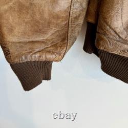 Original WWII US Army Air Corps A-2 Flight Jacket Patched Southeast Command