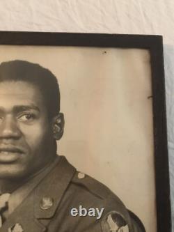 Original WWII US Army Air Corps African American Black Large Photo 17x21 NAMED
