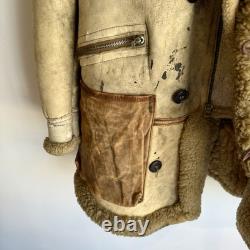 Original WWII US Army Air Corps Arctic Aleutians Flight Parka Sheepskin