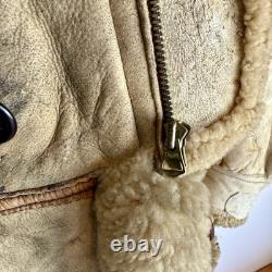 Original WWII US Army Air Corps Arctic Aleutians Flight Parka Sheepskin