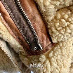 Original WWII US Army Air Corps Arctic Aleutians Flight Parka Sheepskin