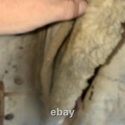 Original WWII US Army Air Corps Arctic Aleutians Flight Parka Sheepskin