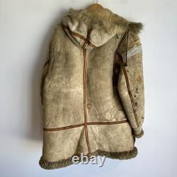 Original WWII US Army Air Corps Arctic Aleutians Flight Parka Sheepskin