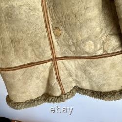Original WWII US Army Air Corps Arctic Aleutians Flight Parka Sheepskin