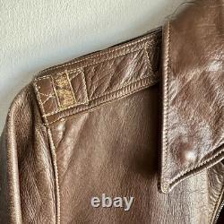 Original WWII US Army Air Corps Dubow A-2 Flight Jacket Mint Condition