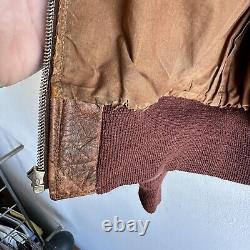 Original WWII US Army Air Corps Dubow A-2 Flight Jacket Mint Condition