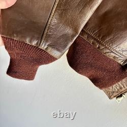 Original WWII US Army Air Corps Dubow A-2 Flight Jacket Mint Condition