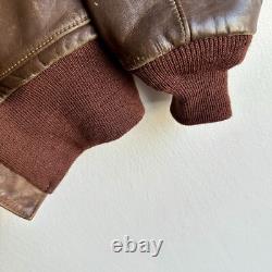 Original WWII US Army Air Corps Dubow A-2 Flight Jacket Mint Condition