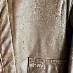 Original WWII US Army Air Corps Dubow A-2 Flight Jacket Mint Condition