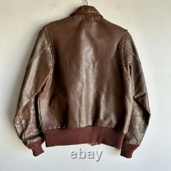 Original WWII US Army Air Corps Dubow A-2 Flight Jacket Mint Condition