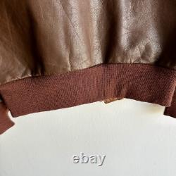 Original WWII US Army Air Corps Dubow A-2 Flight Jacket Mint Condition