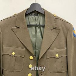 Original WWII US Army Air Corps Officer Dress Uniform Saks Fifth Ave Patched