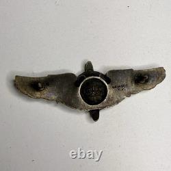 Original WWII US Army Air Corps Sterling Wings Gemsco 2 Inch