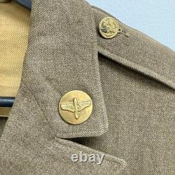 Original WWII US Army Air Corps Uniform English 8th AAC Patches Felt