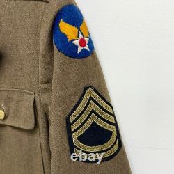 Original WWII US Army Air Corps Uniform English 8th AAC Patches Felt