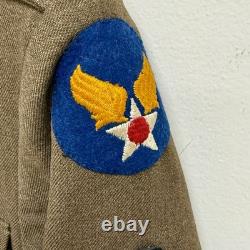 Original WWII US Army Air Corps Uniform English 8th AAC Patches Felt