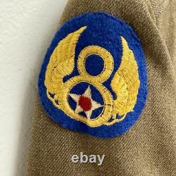 Original WWII US Army Air Corps Uniform English 8th AAC Patches Felt