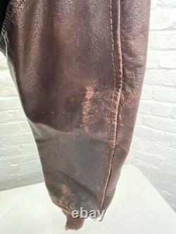 Original WWII US Army Air Force A2 Leather Flight Jacket