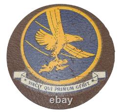 Original WWII US Army Air Force Airborne Troop Carrier Leather Sqdn Patch B28