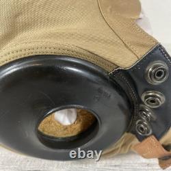Original WWII US Army Air Force Aircraft Type AN-H-15 PILOT FLIGHT HELMET Med