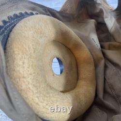 Original WWII US Army Air Force Aircraft Type AN-H-15 PILOT FLIGHT HELMET Med