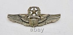 Original WWII US Army Air Force Command 3 Pilot Wings Sterling NS Meyer