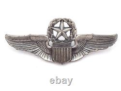 Original WWII US Army Air Force Command 3 Pilot Wings Sterling Robbins Co