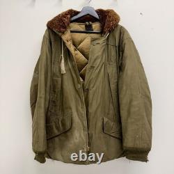 Original WWII US Army Air Force Eddie Bauer B-9 Parka Flight Jacket Stenciled
