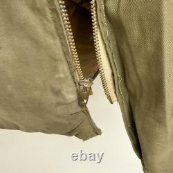 Original WWII US Army Air Force Eddie Bauer B-9 Parka Flight Jacket Stenciled