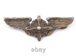 Original WWII US Army Air Force Flight Engineer Full-Size Wings