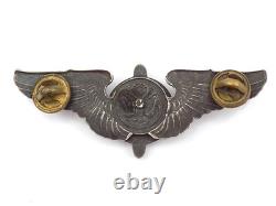 Original WWII US Army Air Force Flight Engineer Full-Size Wings