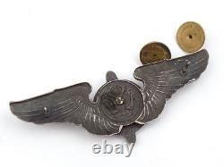 Original WWII US Army Air Force Flight Engineer Full-Size Wings