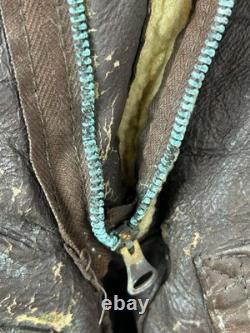 Original WWII US Army Air Force Leather Flight Pants