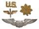 Original WWII US Army Air Force Officer Pins Silver Wings Lot Major AAF DR1