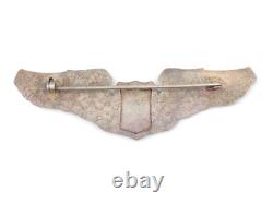 Original WWII US Army Air Force Pilot 3 Wings AmCraft Snowflake Back