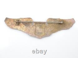 Original WWII US Army Air Force Pilot 3 Wings AmCraft Snowflake Back