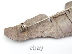 Original WWII US Army Air Force Pilot 3 Wings AmCraft Snowflake Back