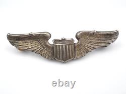 Original WWII US Army Air Force Pilot 3 Wings Sterling Luxemberg
