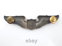 Original WWII US Army Air Force Pilot 3 Wings Sterling Luxemberg
