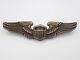 Original WWII US Army Air Force Pilot Instructor 3 Gilt Wings AMICO