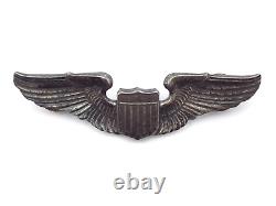 Original WWII US Army Air Force Pilot Sterling 3 Wings