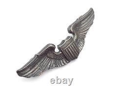 Original WWII US Army Air Force Pilot Sterling 3 Wings