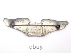 Original WWII US Army Air Force Pilot Sterling 3 Wings Gemsco