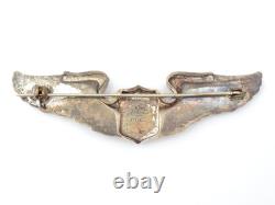 Original WWII US Army Air Force Pilot Wings 3 Sterling AmCraft