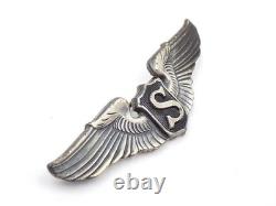 Original WWII US Army Air Force Service Pilot Sterling 3 Wings