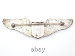 Original WWII US Army Air Force Service Pilot Sterling 3 Wings NS Meyer
