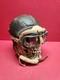 Original WWII US Army Air Force Type B-6 Medium Leather Flight Helmet W Goggles