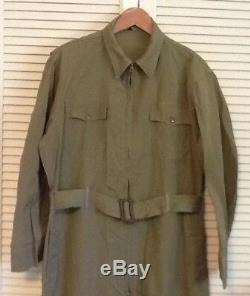 Original WWII US Army Air Forces Summer Flight Suit Size 42 Cotton